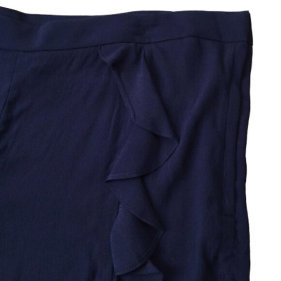 KUT FROM THE KLOTH Ruffled Navy Shorts - Picture 4 of 8